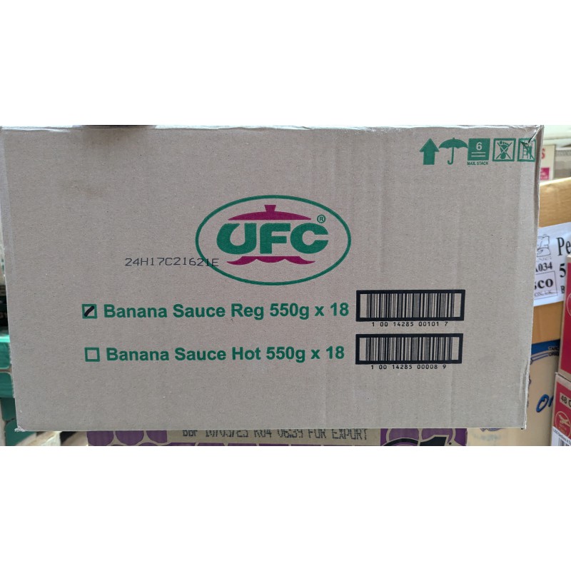 UFC Full Case of 18x Banana Ketchup Sauce 550g Tamis Anghang Filipino Banana Sauce UFC Full Case of 18x Banana Ketchup Sauce 550g Tamis Anghang Filipino Banana Sauce