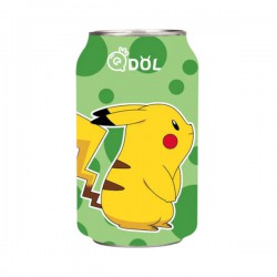 QDOL Pokemon Drink 330ml Lime Sparkling Water Pikachu