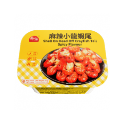 Liuwu Shell On Head Off Crayfish Tail 251g Frozen Chinese Spicy Flavour Crayfish Tail