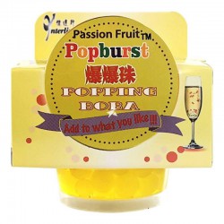 Popburst Case Of Popping Boba 24x130g Passion Fruit Flavour