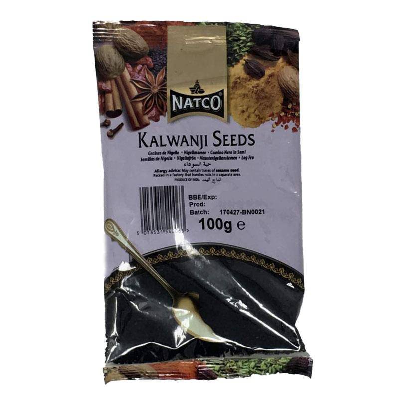 Natco Kalwanji-Nigella Seeds 100g Indian Kalwanji Seeds Natco Kalwanji-Nigella Seeds 100g Indian Kalwanji Seeds