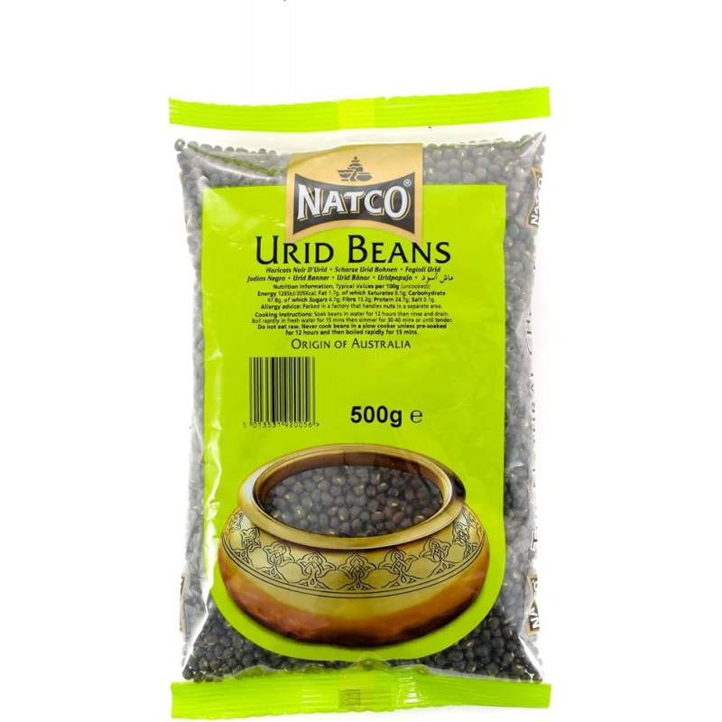 Natco Urid Beans 500g Indian Urid Beans Natco Urid Beans 500g Indian Urid Beans