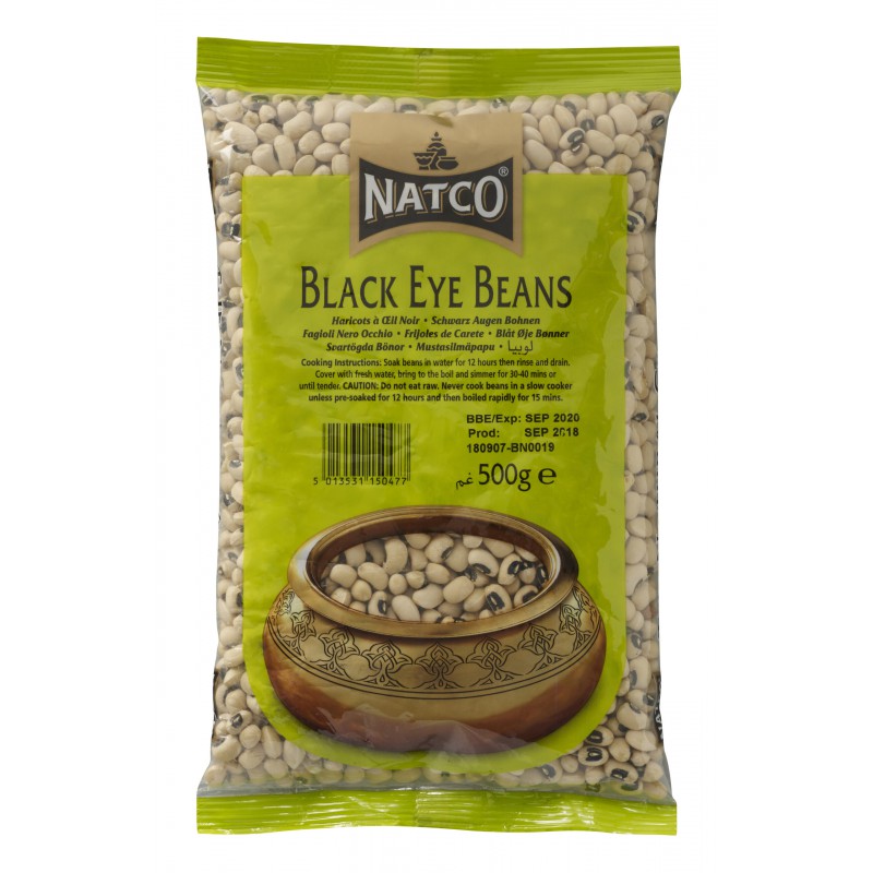 Natco Black Eye Beans 500g Indian Black Eye Beans Natco Black Eye Beans 500g Indian Black Eye Beans