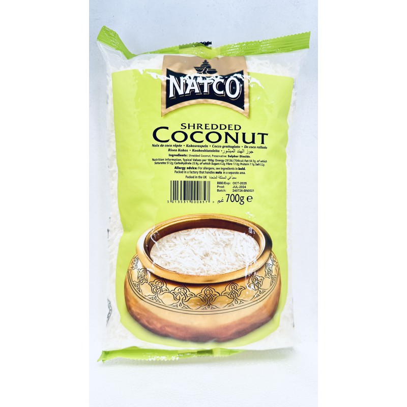 Natco Coconut Shredded 700g Shredded Coconut
