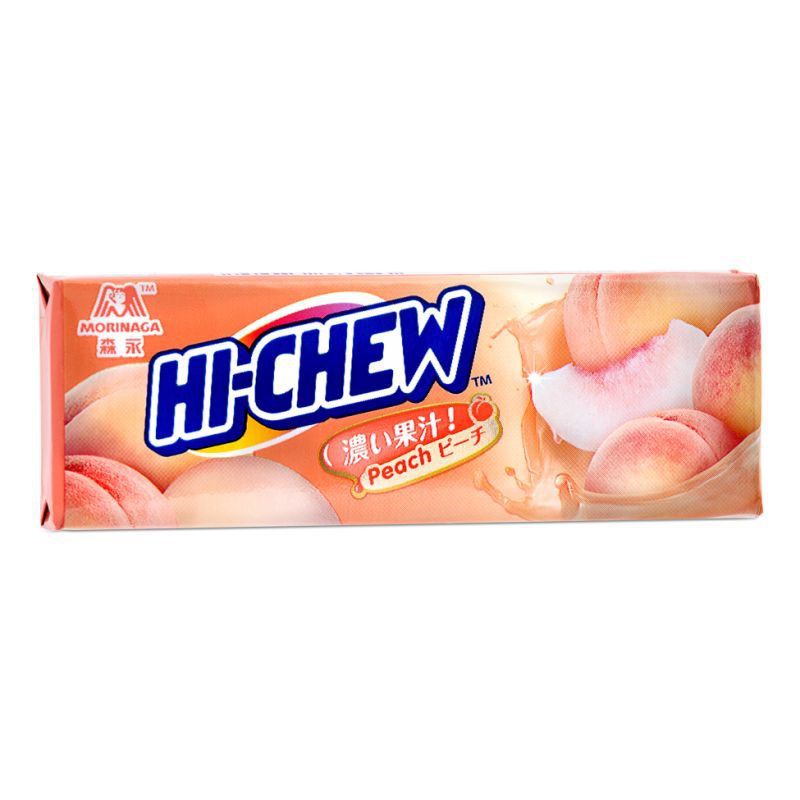 Morinaga Hi-Chew Peach Chewy Candy 35g Fruity & Chewy Peach Flavoured Candy Morinaga Hi-Chew Peach Chewy Candy 35g Fruity & Chewy Peach Flavoured Candy