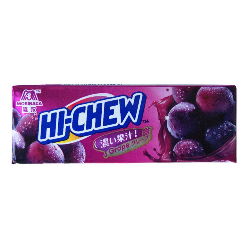 Morinaga Hi-Chew Grape Chewy Candy 35g Fruity & Chewy Grape Flavoured Candy Morinaga Hi-Chew Grape Chewy Candy 35g Fruity & Chewy Grape Flavoured Candy