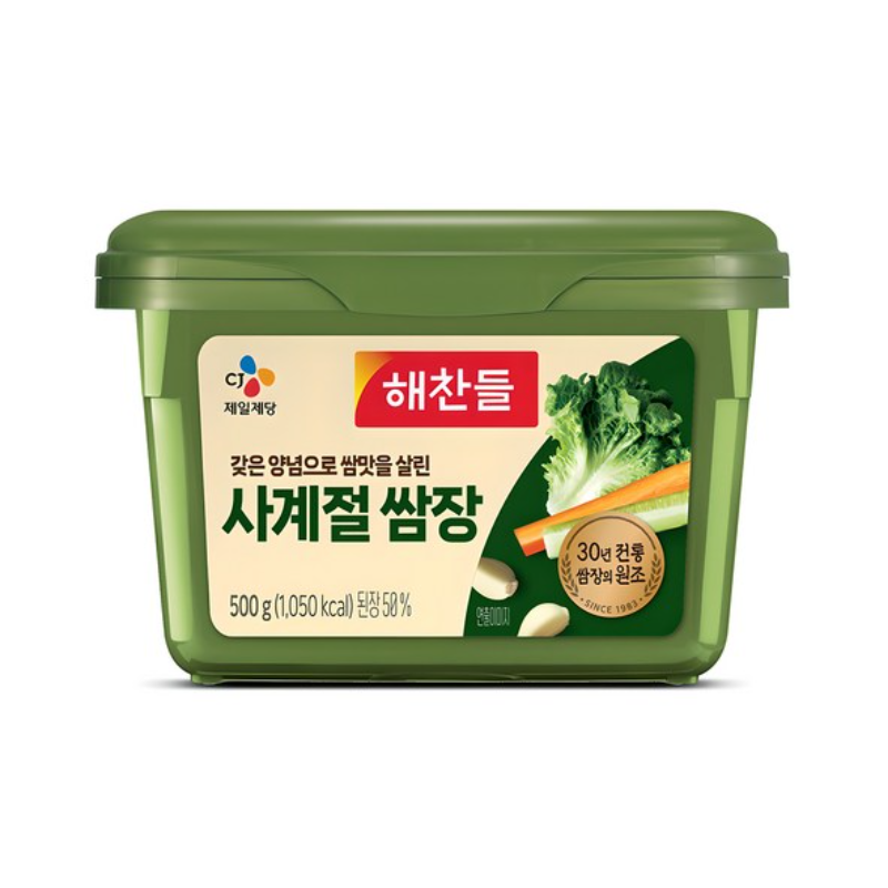 CheilJedang (CJ) Seasoned Soyabean Paste 500g Korean Sagyegeol- Soyabean Paste CheilJedang (CJ) Seasoned Soyabean Paste 500g Korean Sagyegeol- Soyabean Paste