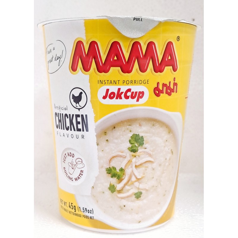 Mama - 45g - Jok Cup - Instant Porridge Soup (Chicken) Mama - 45g - Jok Cup - Instant Porridge Soup (Chicken)