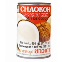 Full Case of 24x Chaokoh Coconut Milk 400ml Thai Coconut Milk