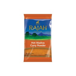 Rajah Hot Madras 10x100g Curry Powder CLEARANCE Best Before - 2025-03-30