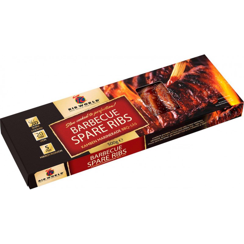 RibWorld Slow-Cooked Barbeque Pork Spare Ribs 500g Chinse Style Precooked BBQ Spare Ribs RibWorld Slow-Cooked Barbeque Pork Spare Ribs 500g Chinse Style Precooked BBQ Spare Ribs