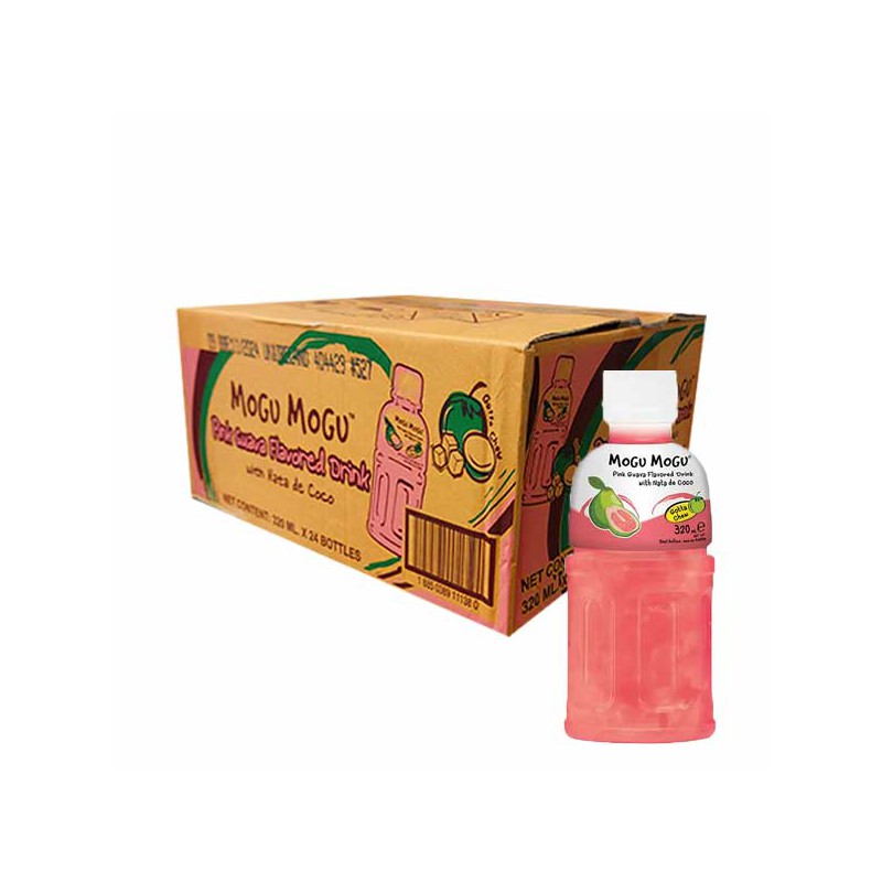Mogu Mogu Pink Guava 24x320ml Nata de Coco Pink Guava Drink Mogu Mogu Pink Guava 24x320ml Nata de Coco Pink Guava Drink