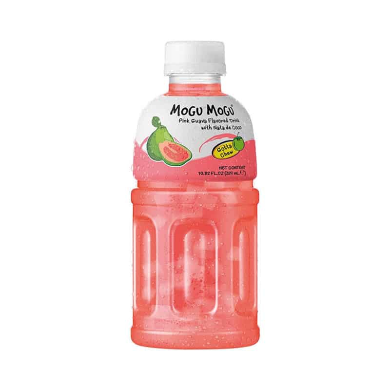 Mogu Mogu Pink Gauva 320ml Nata De Coco Pink Guava