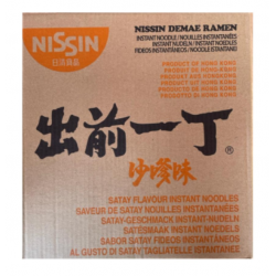Nissin HK Satay Noodles 30x100g 沙爹味 Japanese Style Instant Demae Ramen Satay Noodles