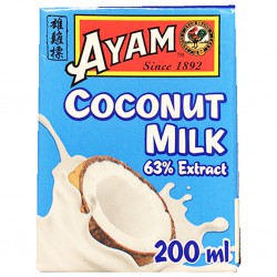 Ayam Coconut Milk 200ml 雄雞標椰奶 Coconut Milk