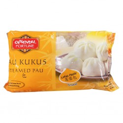 Oriental Fortune Pau Kukus Teratai 330g 6pc Frozen Sweet Lotus Fluffy Malaysian Pau Buns