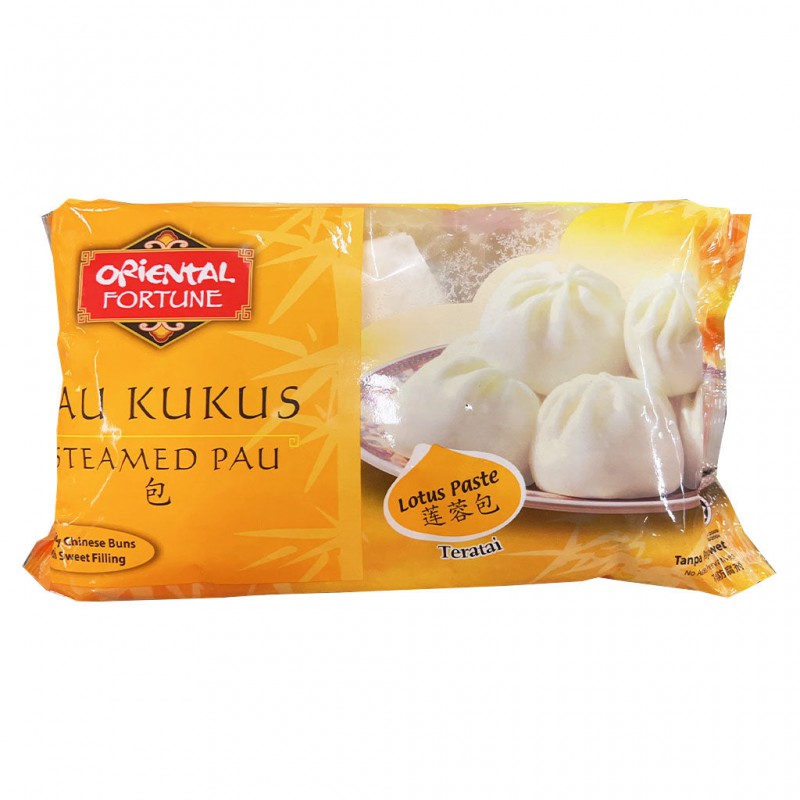 Oriental Fortune Pau Kukus Teratai 330g 6pc Frozen Sweet Lotus Fluffy Malaysian Pau Buns Oriental Fortune Pau Kukus Teratai 330g 6pc Frozen Sweet Lotus Fluffy Malaysian Pau Buns