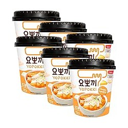 Young Poong Yopokki Cheese Topokki Rice cake 6x120g Tteokbokki Cup