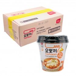 Young Poong Case of 5x Yopokki Cheese Topokki Rice cake 6x120g Tteokbokki Cup