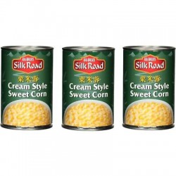 Silk Road Cream Style Sweet Corn 24x425g Tin Sweet Corn Cream