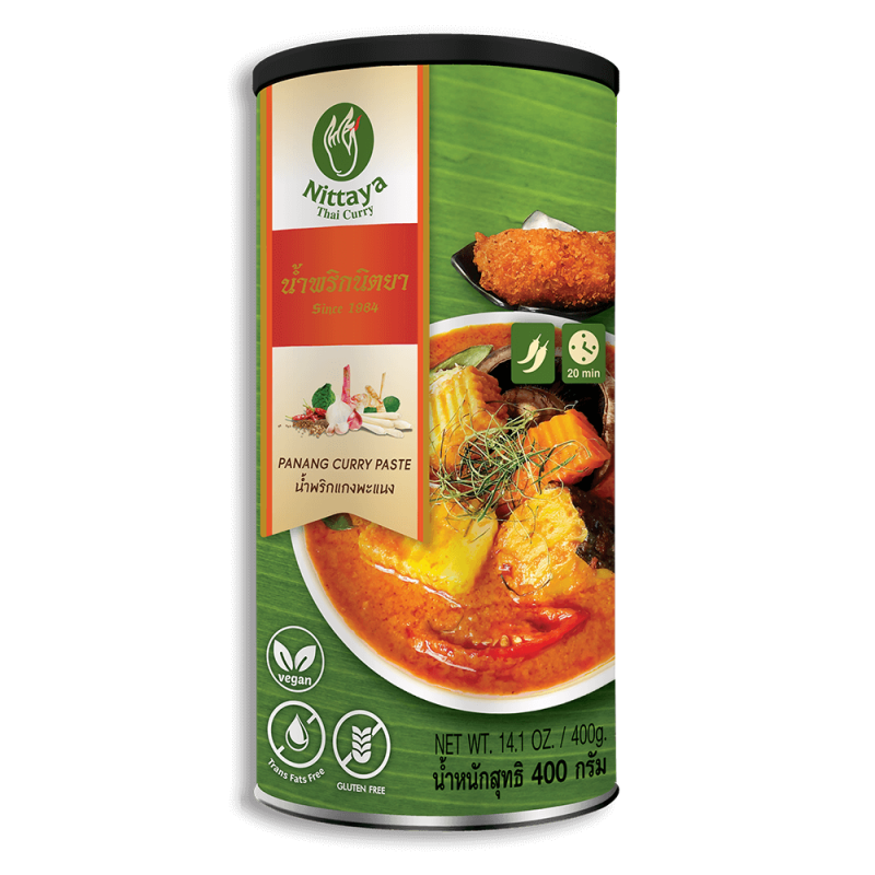 Nittaya Panang Curry Paste 400g Thai Panang Curry Paste
