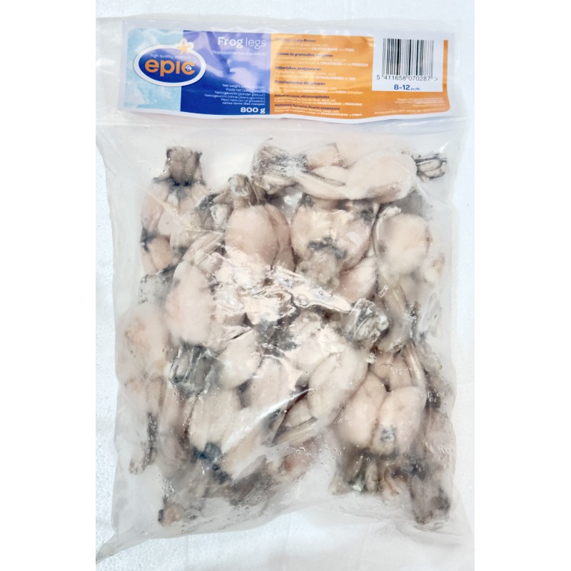 Epic Frozen Frog Legs 8/12 pc/lb 800g Quick Frozen Prepared Frog Legs Epic Frozen Frog Legs 8/12 pc/lb 800g Quick Frozen Prepared Frog Legs