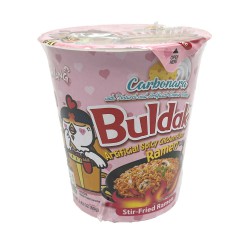 Samyang Hot Chicken Buldak Carbo Ramen 80g Carbonara Spicy Ramen Noodle Cup