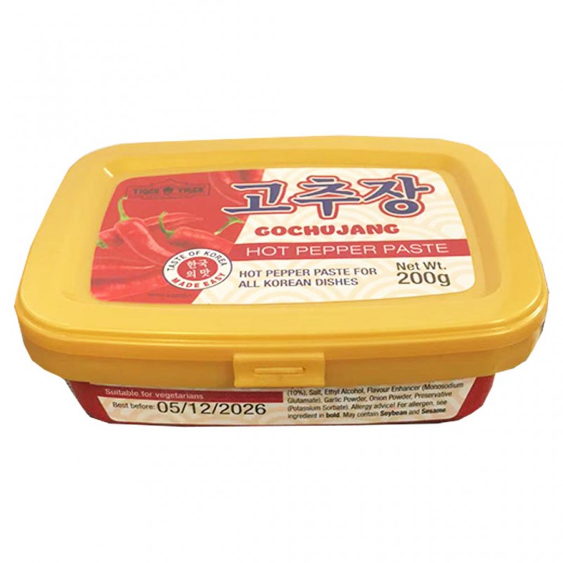 Tiger Tiger Gochujang Hot Pepper Paste 200g Korean Gochujang Chilli Paste Tiger Tiger Gochujang Hot Pepper Paste 200g Korean Gochujang Chilli Paste