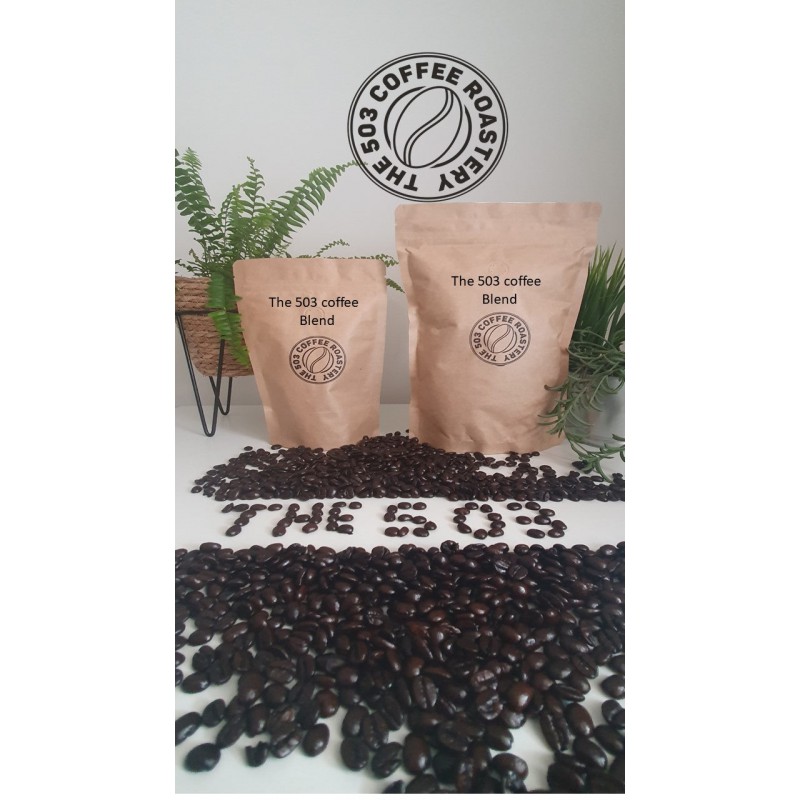 The 503 Coffee Roastery Whole Coffee Beans 250g 503 Coffee Special Blend 50/50 Blend Whole beans The 503 Coffee Roastery Whole Coffee Beans 250g 503 Coffee Special Blend 50/50 Blend Whole beans