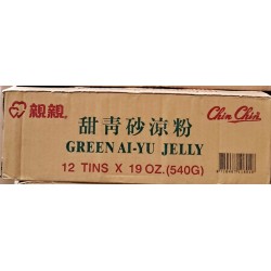 Chin Chin Full Case of 12x Green Ai Yu Jelly 540g