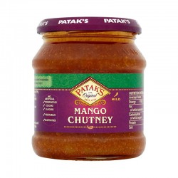 Patak's Mild Mango Chutney Full Case of 6x340g Indian Style Mild Mango Chutney