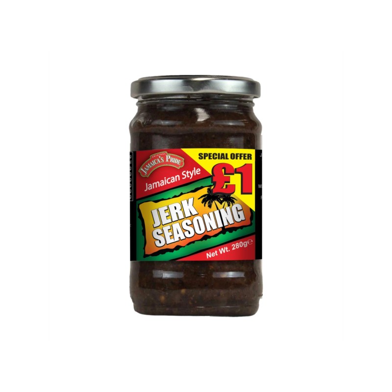 Jamaica's Pride Jamaican Style Jerk Seasoning 280g Jamaican Jerk Seasoning Jamaica's Pride Jamaican Style Jerk Seasoning 280g Jamaican Jerk Seasoning