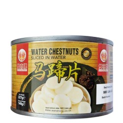 Double Happiness Water Chestnuts Sliced in Water 227g Water Chestnuts Sliced in Water