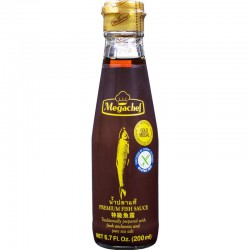 Megachef Full Case of 12x Premium Fish Sauce 200ml Traditional Thai Fish Sauce