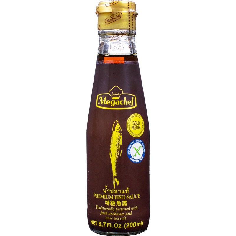 Megachef Full Case of 12x Premium Fish Sauce 200ml Traditional Thai Fish Sauce Megachef Full Case of 12x Premium Fish Sauce 200ml Traditional Thai Fish Sauce