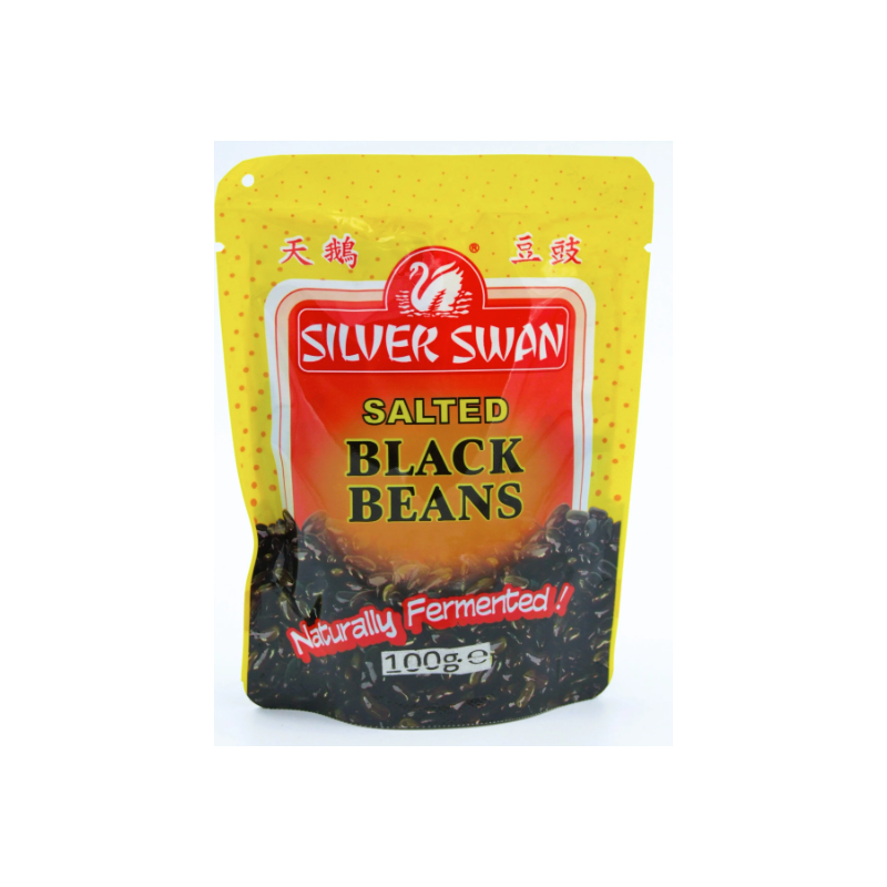 Silver Swan Full Case of 72x Salted Black Beans 100g Fermented Salted Black Beans Silver Swan Full Case of 72x Salted Black Beans 100g Fermented Salted Black Beans