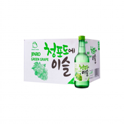 Jinro Grape Flavour Soju Alc 13% by vol Full Case of 20x350ml Korean Grape Flavoured Soju