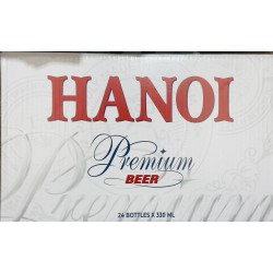 Habeco Hanoi Beer Premium Beer 24x330ml 4.9% by Vol Vietnamese Bia Hà Nội
