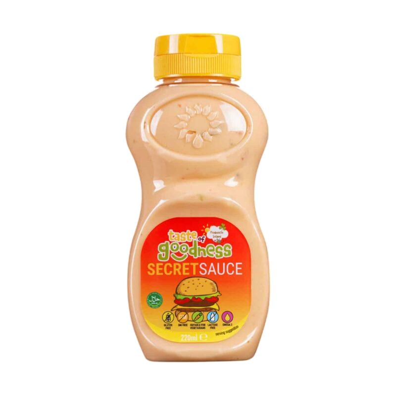 Taste Of Goodness Secret Sauce 450ml Gherkin Flavoured Mayonnaise Taste Of Goodness Secret Sauce 450ml Gherkin Flavoured Mayonnaise