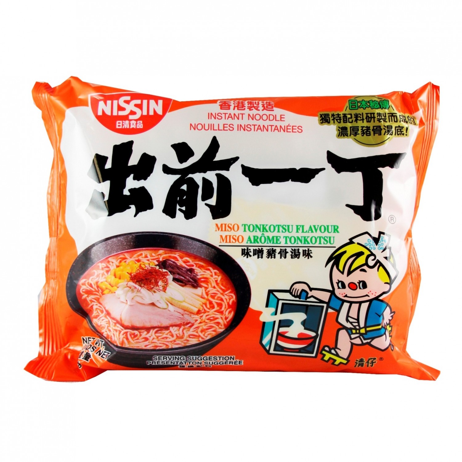 Nissin 100g (HK) Japanese Style Demae Ramen Noodles - Hokkaido Miso Tonkotsu Flavour