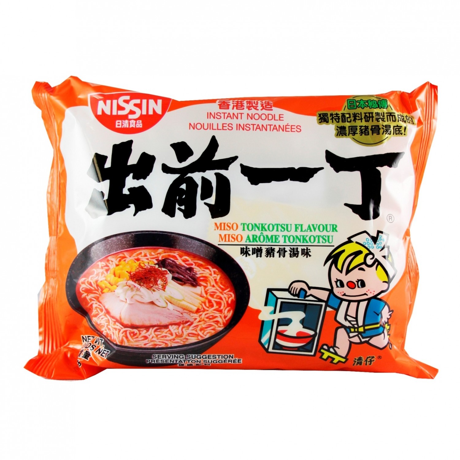 Nissin 100g (HK) Japanese Style Demae Ramen Noodles - Hokkaido Miso Tonkotsu Flavour Nissin 100g (HK) Japanese Style Demae Ramen Noodles - Hokkaido Miso Tonkotsu Flavour