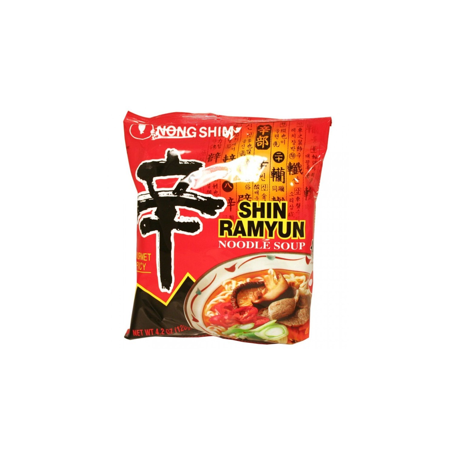 Nongshim Shin Ramyun Noodle 120g 農心 辛辣面 Hot Spicy Noodles Nongshim Shin Ramyun Noodle 120g 農心 辛辣面 Hot Spicy Noodles
