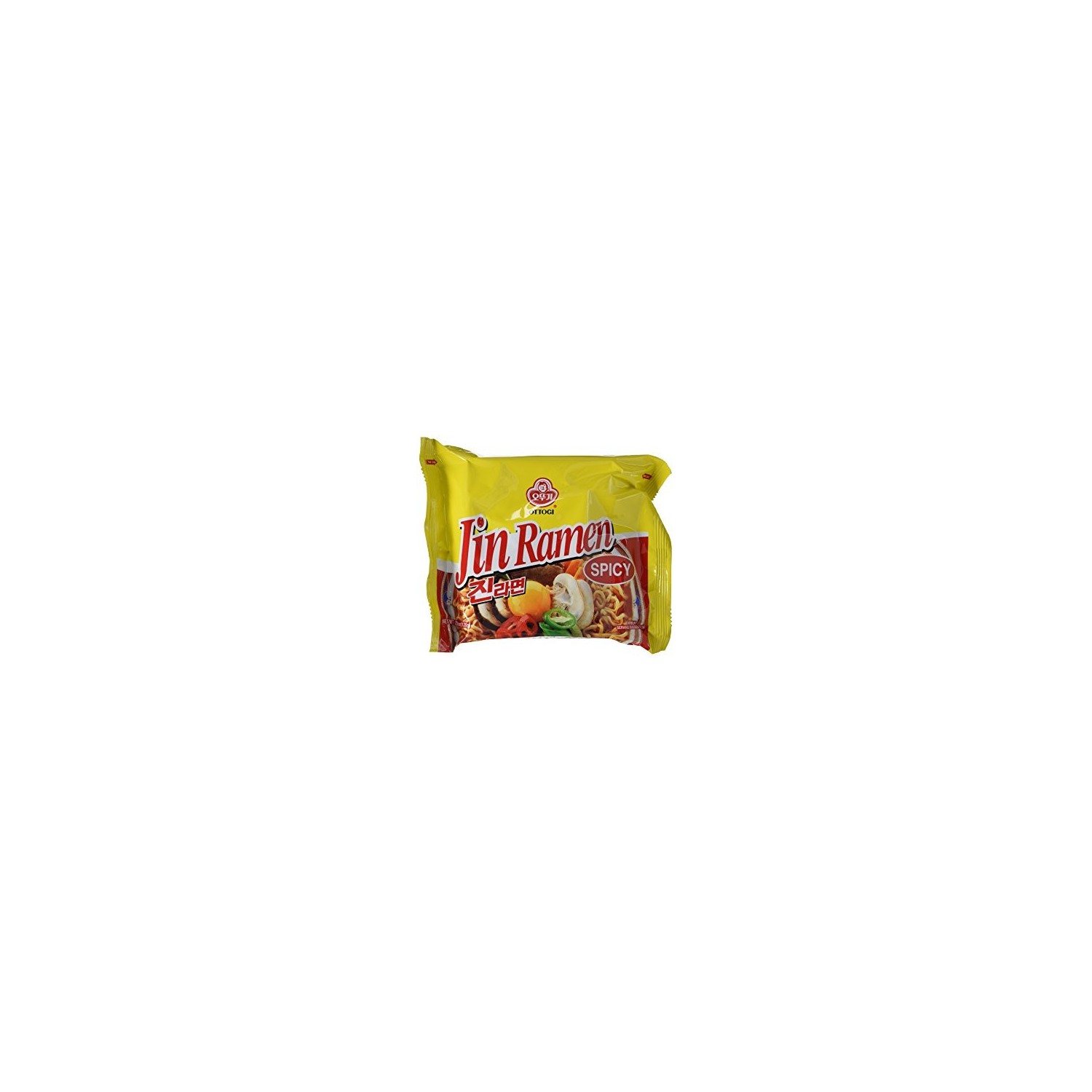 Ottogi Noodles - 120g Jin Ramyon (Spicy) Korean Noodles Ottogi Noodles - 120g Jin Ramyon (Spicy) Korean Noodles