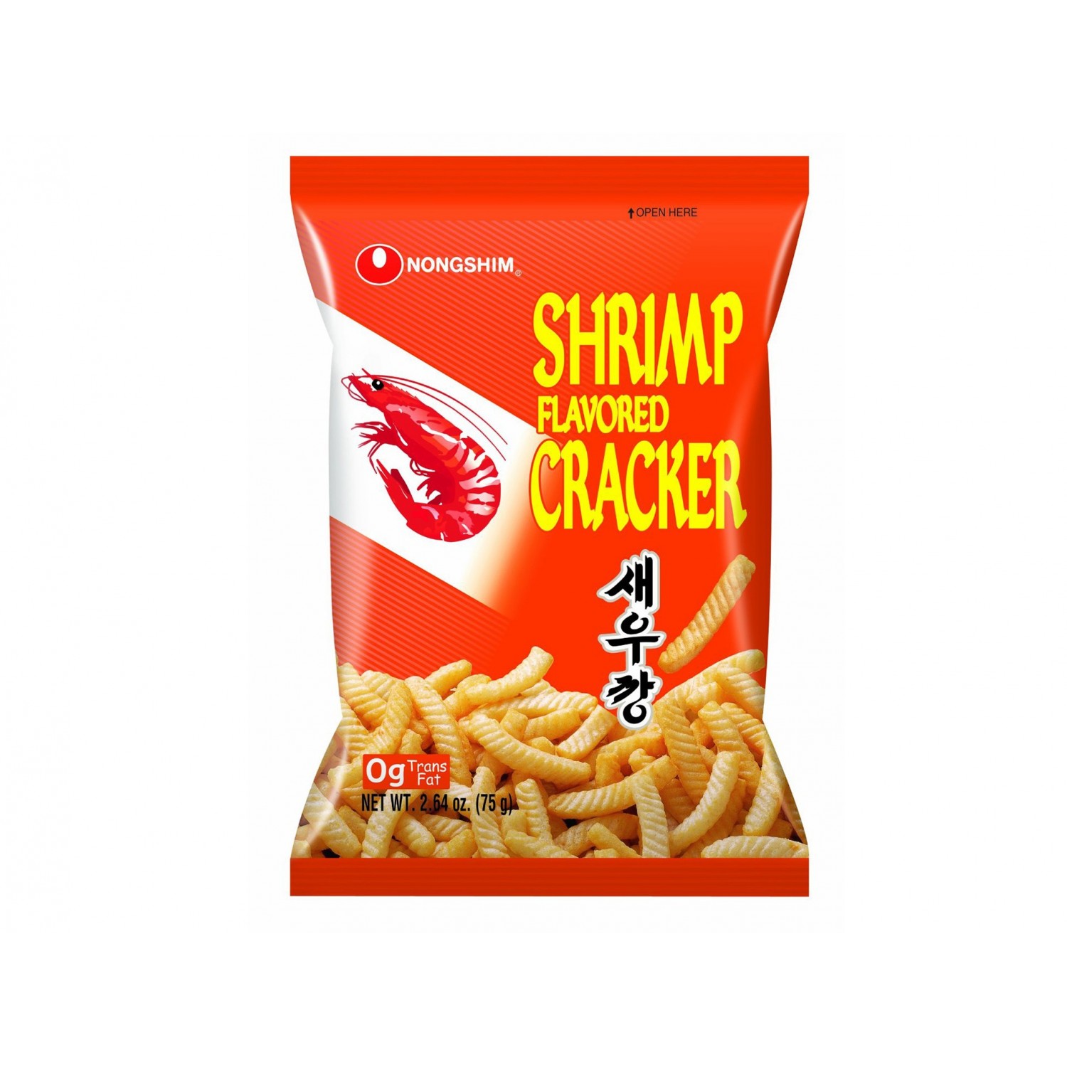 Nongshim Snacks - 75g Shrimp Flavoured Cracker - Original Shrimp Crackers