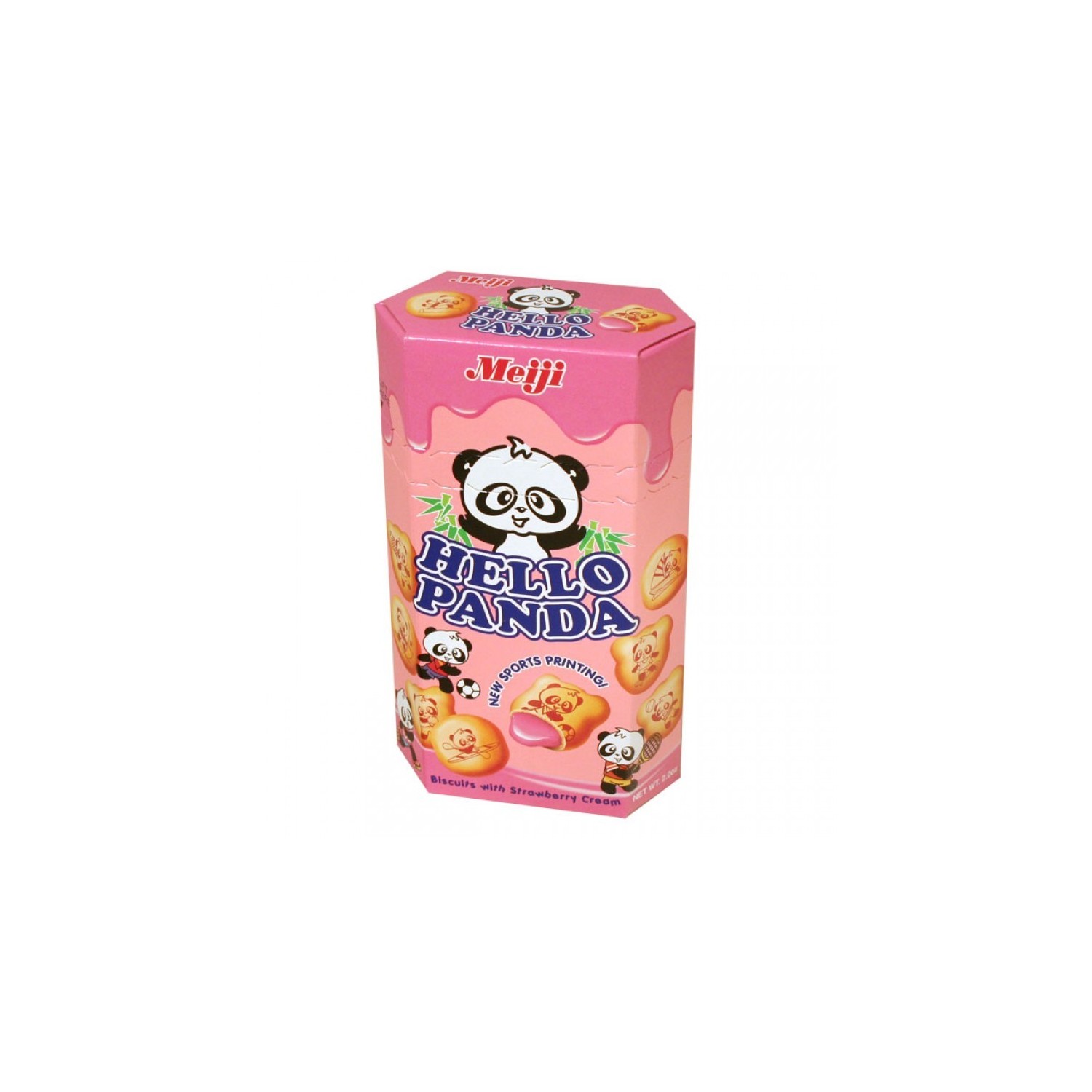 Meiji Hello Panda 50g Strawberry Biscuits